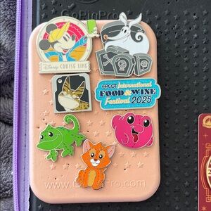 Pin trader board and pins